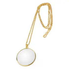 Xjzzjj0008 Xjcxzj Magnifying Glass Necklace Monocle 5x Magnifier With 1.6 Inch Len