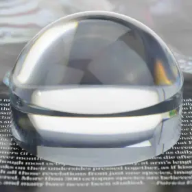 Yoctosun 603589155590 2.5 Inch Dome Magnifier 5x Acrylic Paperweight Reading Magnifying Glass Optic