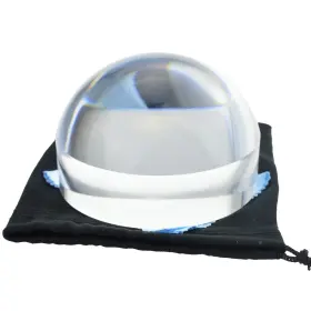 Yoctosun 603589155811 3.8 Inch Acrylic Paperweight Reading Magnifying Glass 5x Dome Magnifier Optic