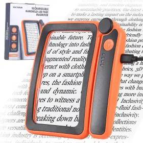 Yoctosun 726679582370 Magnifying Glass With Light For Reading Rechargeable Led Page Magnifier 5x