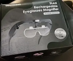 Ys-egm-ugv3-c1 Yoctosun Magnifying Glasses With Light Rechargeable Head Magnifier W