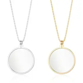 Ba6ybinub Yqqyg 2 Pcs Magnifying Glass Necklace 5x Monocle Women Monical Eyepiece