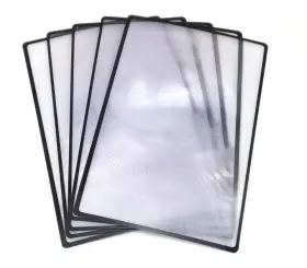 Yueton 957316631210 5pcs 3x Magnifying Lens Magnifier Fresnel For Reading