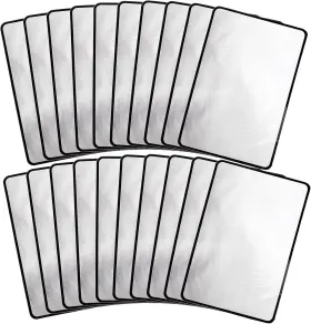 Zeayea 705353472053 20 Pcs Page Magnifying Sheet 3x Lightweight Reading Magnifier Flat