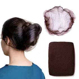 Zefeqco 196852959686 Hair Net - 100pcs 24 Inches Invisible Nylon Nets For Women And Men