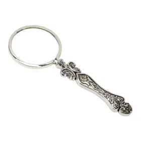 Zizevzrbfph53u8 Zizev Handheld Magnifying Glass Vintage Pattern Alloy Silver 3x Optical Lens Porta