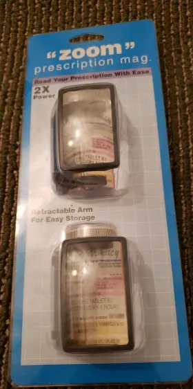 12269 Zoom Eyeworks New Inch Prescription Mag Magnifier 2x Power Read Your Prescriptions With Ease