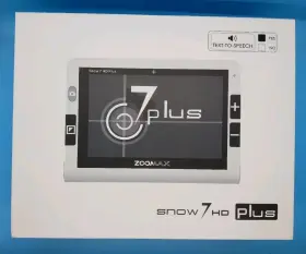 Em-rv7vp Zoomax Snow 7 Inch Hd Plus Portable Video Magnifier Em-rv7p With Text-to-speech