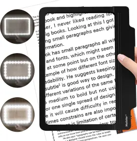 Zqxjxz 711181203646 4x Magnifying Glass With 36 Adjustable Led Lights Provide Full-page Viewing Area