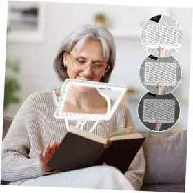 Zqxjxz 744759372000 5x Hands Free Magnifying Glass With Light And Neck Wear - Lights White