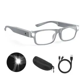 Nzv46240626fdj01 Zqxjxz 200% Magnifying Glasses With Light Usb Rechargeable Led Lighted