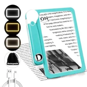 Nzv46240716fdj01 Zqxjxz 30x 10x 5x Large Magnifying Glass With Light Rechargeable Foldable Full Book