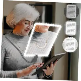 Nzv46240809gbfdj1 Zqxjxz 10x Large Rechargeable Magnifying Glass For Reading With Light Hands-free