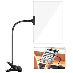 Nzv46240914jzfdj Zqxjxz 5x Magnifying Glass With Clip 10x6 Inch Large Page Magnifier Clamp