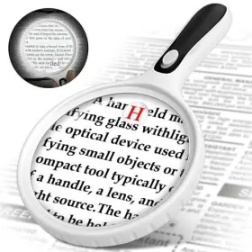 Nzv60h0702scfdj01 Zqxjxz Large Magnifying Glass With Light 10x 20x Handheld Illuminated Lighted