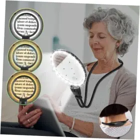 Nzv60h1204gbfdj Zqxjxz 30x 10x Magnifying Glass With Light Large Hands Free For