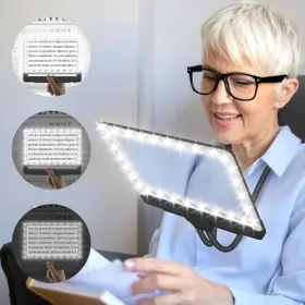 V19b0104fdjq68 Zqxjxz Large Hands Free Magnifying Glass With 46 Bright Led Lights And Stand For