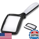 Tobegiga Folding Handheld Magnifying Glass Light 5X Large Rectangle Reading New. Price: $26.58.