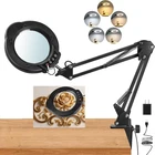 12X Magnifying Glass With Light Stand, Upgrade Real Lamp... New. Price: $30.73.