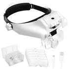 Lpluziyyds Rechargeable Headband Magnifier - 1X To 14X New. Price: $37.18.