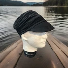 Winitas Chemo Headwear Hair Loss Cap Hat Women Black Bamboo Visor Cancer Pre-owned. Price: $10.99.