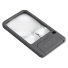 Carson Led Lighted Pocket Magnifier - 2.5X With And 6X Insert Lens New. Price: $27.95.