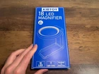 Kibtoy 30X 40X Magnifying Glass With Light Stand, Foldable Handheld 18 Led New:. Price: $23.00.
