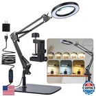 Led Magnifier Desk Lamp, 3 Color Modes, Stepless Dimming, 5-DIOPTER Glass New. Price: $59.17.