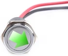 Ywbl-wh 12V 14MM Led Dash Panel Warning Fog Turn Light Indicator Bike Car Boat New. Price: $14.89.