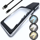 Magnipros Patented 6X Rechargeable Magnifying Glass With 3 Color Light Modes & New. Price: $33.91.