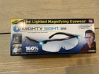 Ontel Mighty Sight Led Magnifying Eyewear, Black, Unboxed Used. Price: $19.99.