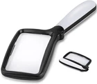 Folding Handheld Magnifying Glass With Light, 5X Large Rectangle Reading Magnifi New. Price: $22.06.