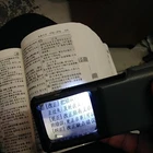 Led Lighted Slide-out Aspheric Magnifier With Protective Sleeve (PO-55), 5X Gray New. Price: $14.99.