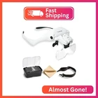 Tmango Head Magnifier With 4 Led Lights 5 Lenses Hands Free Magnifying New. Price: $23.80.