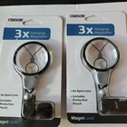 Carson Magnilook 3X Hanging Pendant Magnifier 6X Spot Lens (2) New. Price: $29.82.