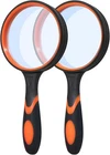 Wapodeai Magnifying GLASS,10X Handheld Magnifier Glasses Orange & New. Price: $11.37.