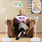 Hqgzql 30X 10X Extra Large Floor Magnifying Glass Light STAND7-INCH New. Price: $114.08.