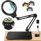 Nzqxjxz 10X 30X Large Magnifying Glass With Light Stand, 5 Inch, Black New. Price: $50.69.