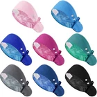 8 Pcs Satin Lined Scrub Cap Nurse Working Hat With Button Sweatband Adjus... New. Price: $43.37.