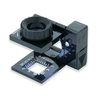 Carson Linentest/loupe Lighted Foldout Compact Magnifier Loupe, Black, : LT-10MU New. Price: $59.99.