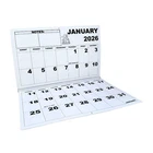 2026 To 2027 Low Vision Large Desk Calendar - Print, Big Boxes New. Price: $19.95.