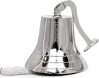 Nagina Internatal Lar Ship Bell Chrome Finish - Nautical Decor New. Price: $83.99.