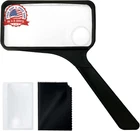 Magdepo 3X/5X Rectangular Large Handheld Magnifying Glass Bifocal Magnifier Acry New. Price: $20.24.
