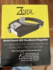 Zega Crafts Headband Magnifier With 3 Lenses Detachable Worklight New. Price: $15.00.