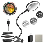 Led Magnifying With Clamp, Raweao 3X Lighted Glass Black New. Price: $34.25.