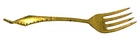 Vintage Handcrafted Brass Serving Fork Leaf Handle Tribal Design 8.5 India Used. Price: $11.23.