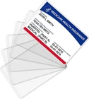 New Medicare Card Protector, 6 Pack Plastic 3.74 X 2.4 Inches, Clear. Price: $11.75.