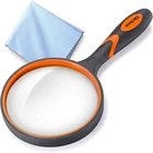 Magnifying Glass 10X Handheld Reading Magnifier With Cleaning New. Price: $14.99.