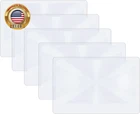 3X Pocket Magnifier- 5PCS Portable Fresnel Lens Credit Card Wallet New. Price: $9.30.