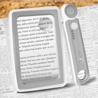 Magnifying Glass With Light, 10X 45X Rechargeable Gray & White New. Price: $31.45.
